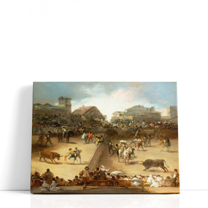 Bullfight in a Divided Ring - Canvas Print Wall Art