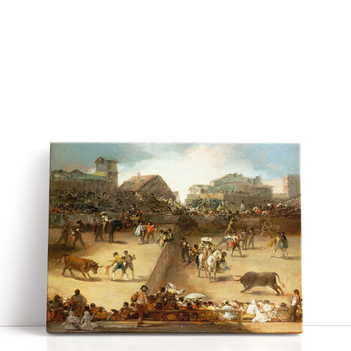 Bullfight in a Divided Ring - Canvas Print Wall Art