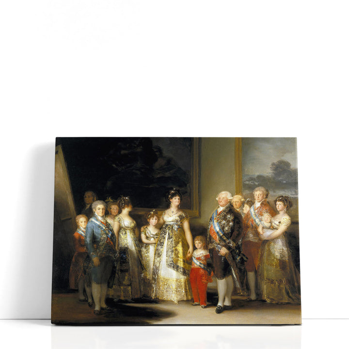 Charles IV of Spain and His Family - Canvas Print Wall Art