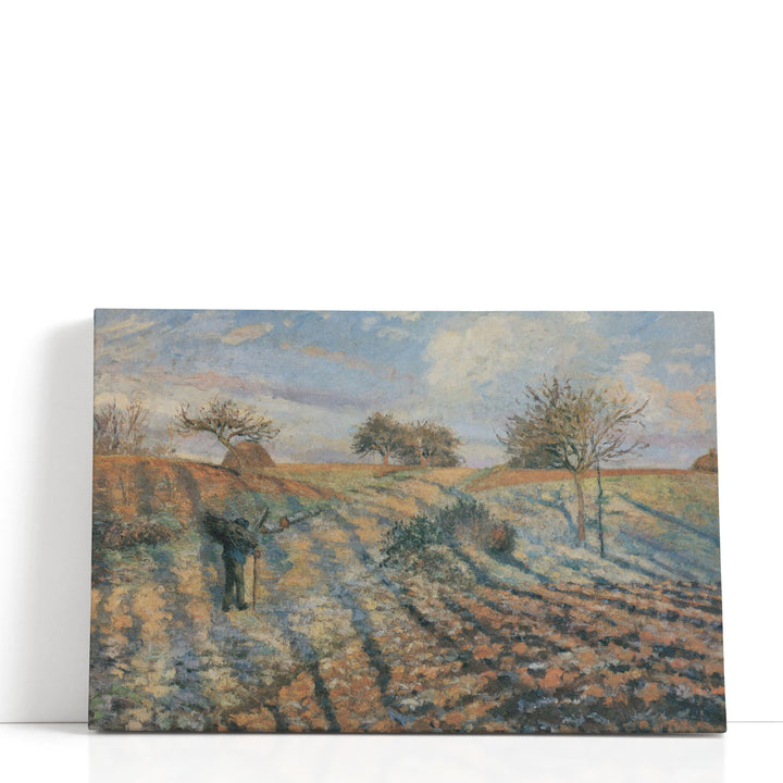 Gelee Blanche, Ancienne Route D´Ennery, Pontoise,  1873 - Canvas Print Wall Art