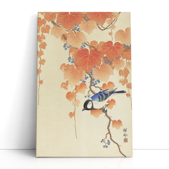 Great Tit on Paulownia Branch, 1925-1936 - Canvas Print Wall Art