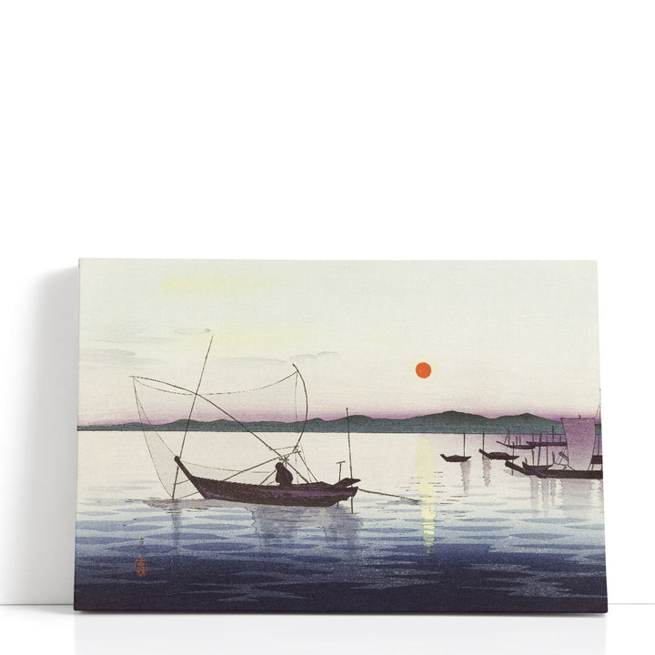 Boats and Setting Sun, 1900-1936 - Canvas Print Wall Art