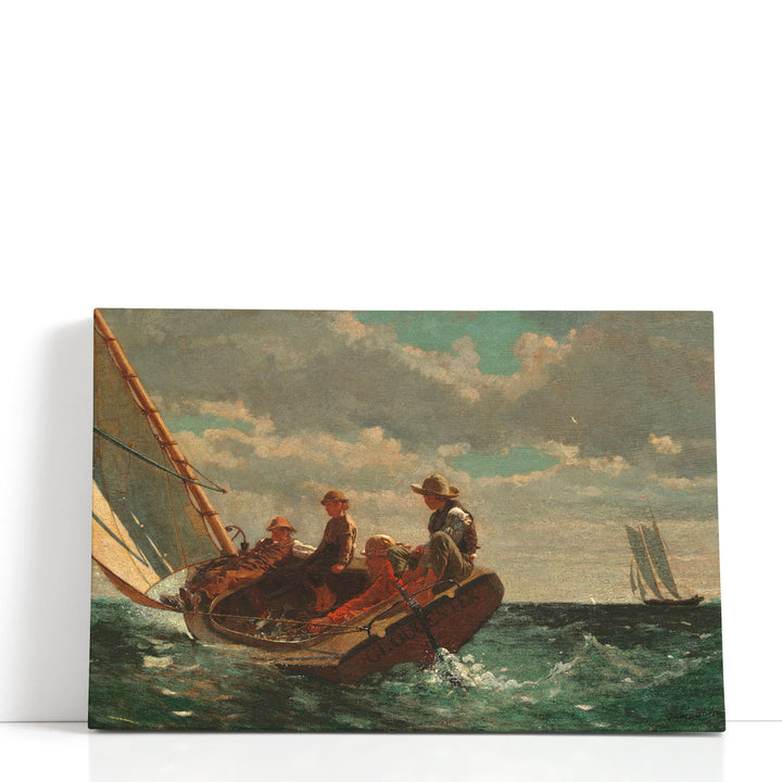 Breezing Up, A Fair Wind - Canvas Print Wall Art