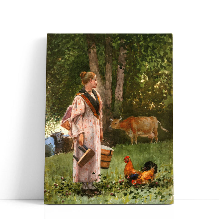 The Milk Maid - Canvas Print Wall Art