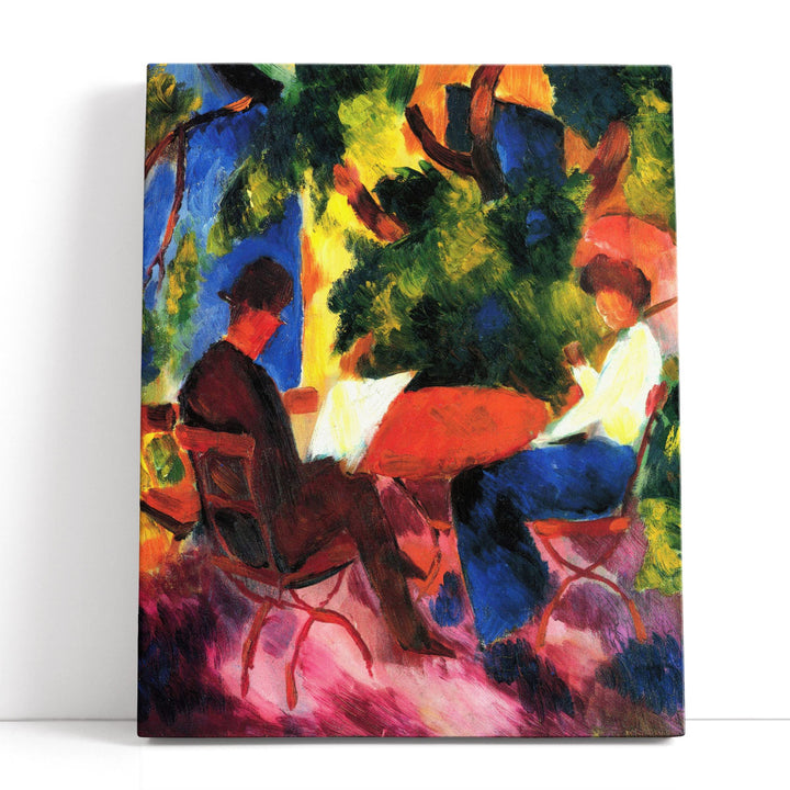 At the Garden Table, 1914 - Canvas Print Wall Art