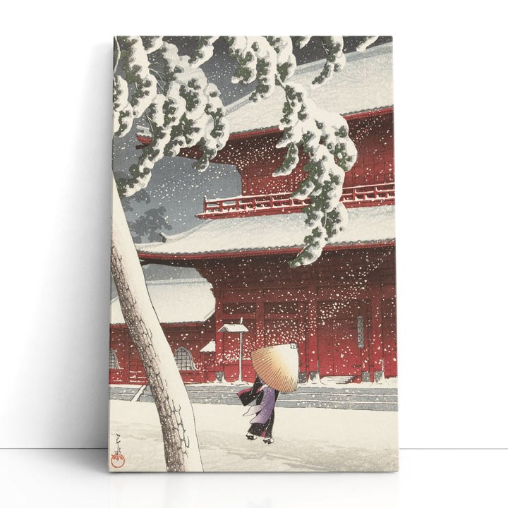 Zojo-ji, Temple in Shiba, 1925 - Canvas Print Wall Art