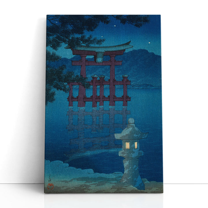 Starlit Night at Miyajima, 1928 - Canvas Print Wall Art