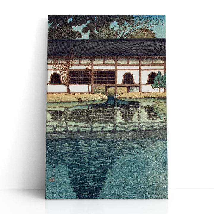 A Section of the Byodo Temple, Uji - Canvas Print Wall Art