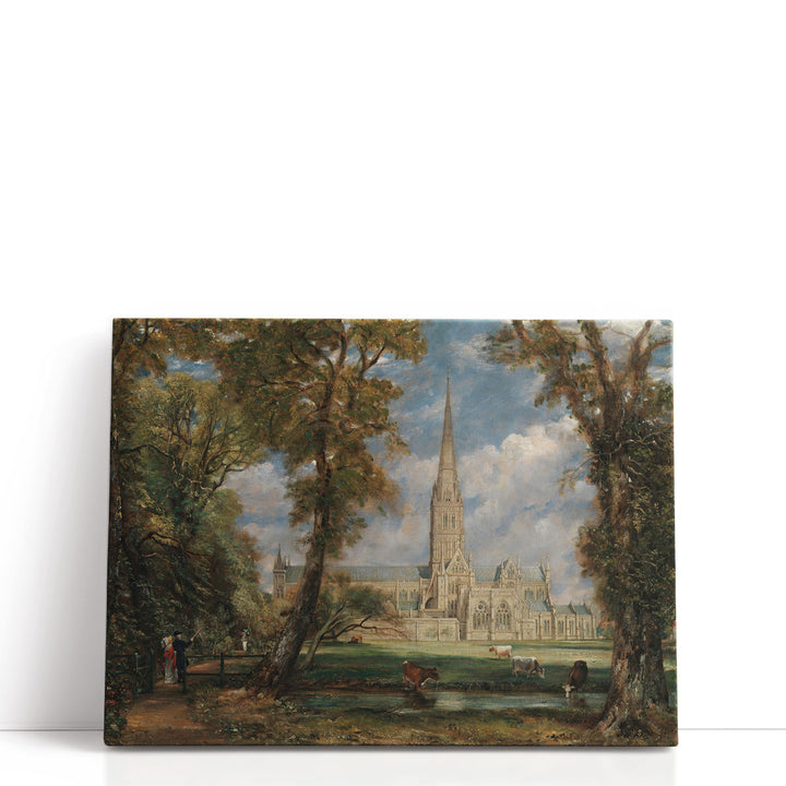 Salisbury Cathedral from the Bishop's Grounds - Canvas Print Wall Art