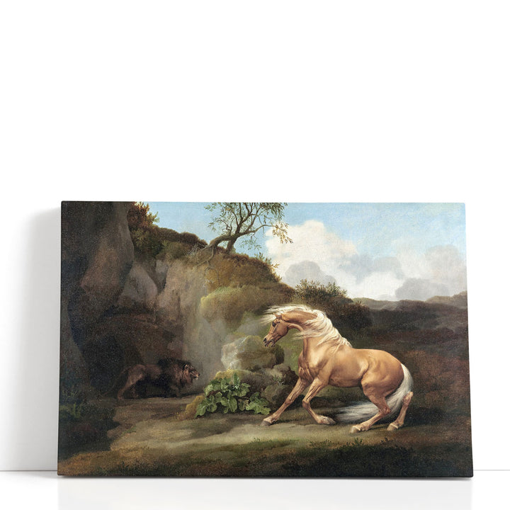 Horse Frightened by a Lion, 1762-1768 - Canvas Print Wall Art