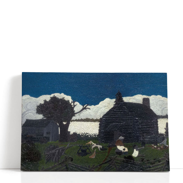Cabin in the Cotton - Canvas Print Wall Art