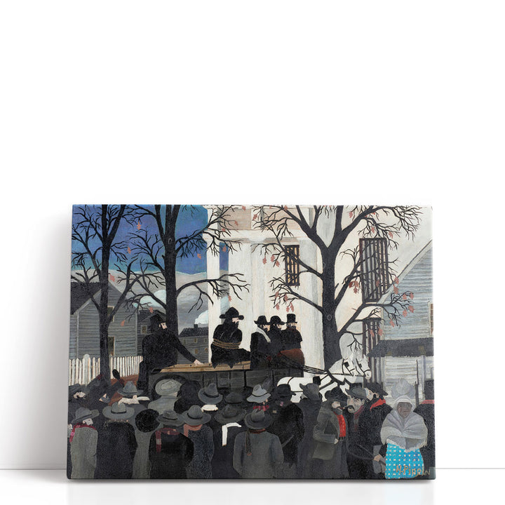 John Brown Going to His Hanging, 1942 - Canvas Print Wall Art