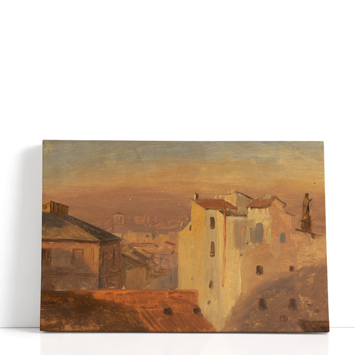 Rooftops, Rome, Italy - Canvas Print Wall Art