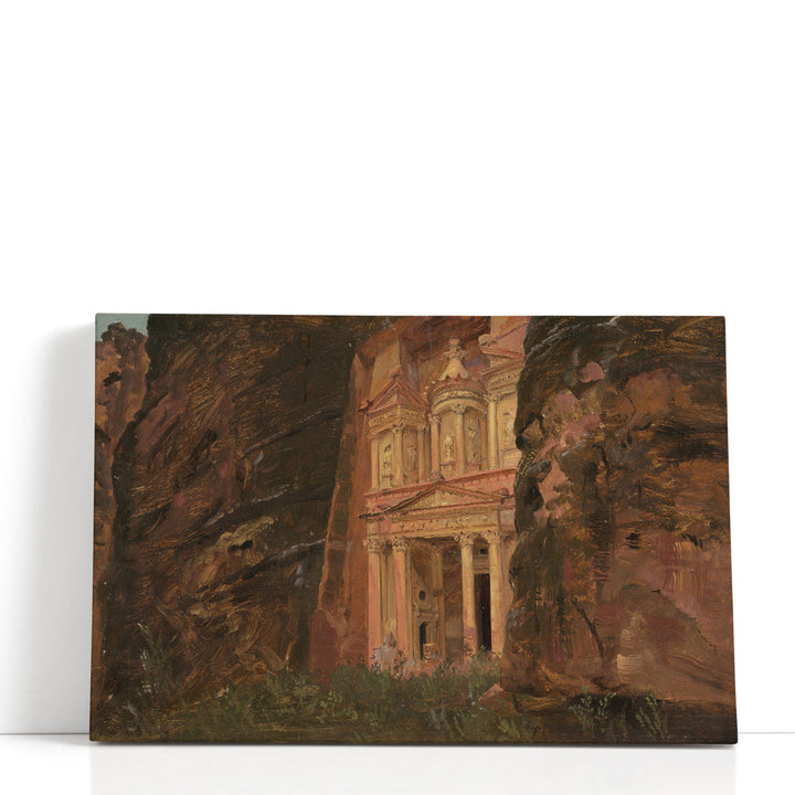 El Khasneh, Petra, Late February 1868 - Canvas Print Wall Art