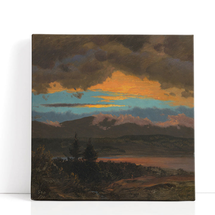 Sunset across the Hudson Valley, New York - Canvas Print Wall Art