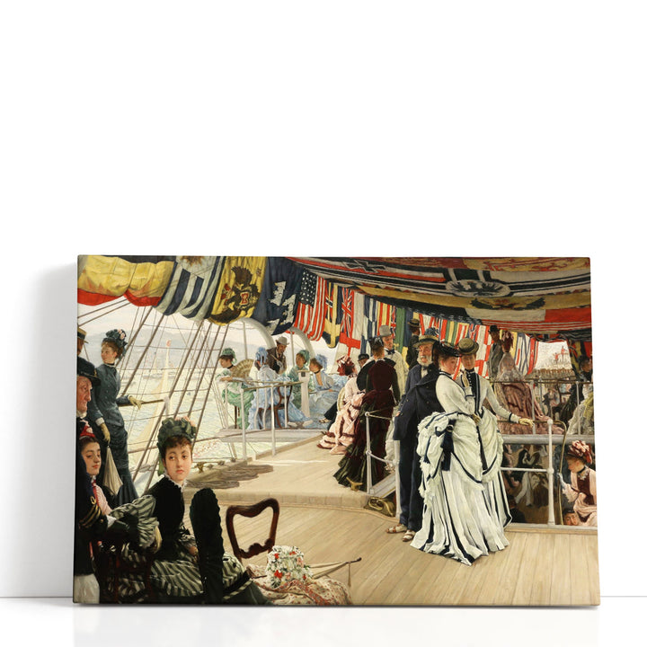The Ball on Shipboard, 1874 - Canvas Print Wall Art
