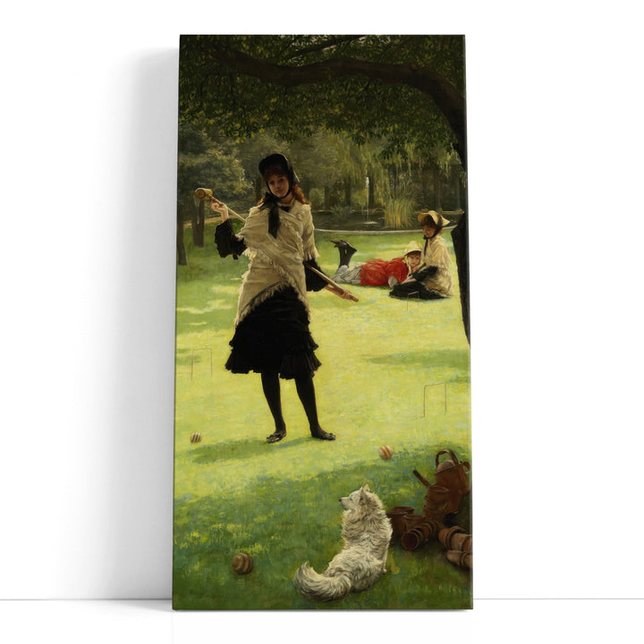Croquet, 1878 - Canvas Print Wall Art