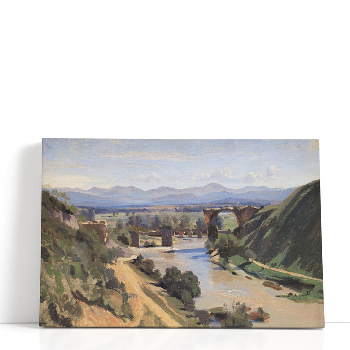 The Bridge at Narni - Canvas Print Wall Art