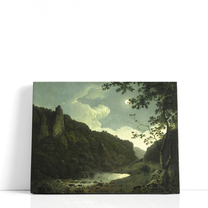 Dovedale by Moonlight - Canvas Print Wall Art