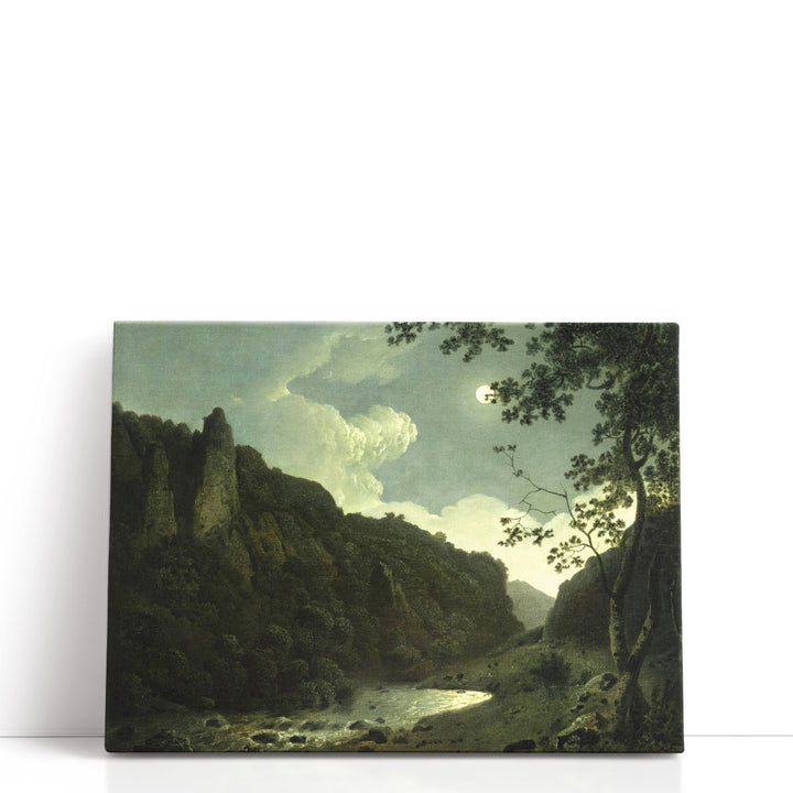 Dovedale by Moonlight - Canvas Print Wall Art
