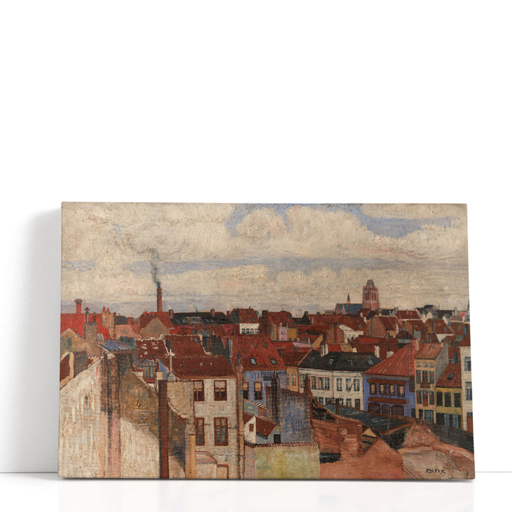 The rooftops of Ostend, 1901 - Canvas Print Wall Art