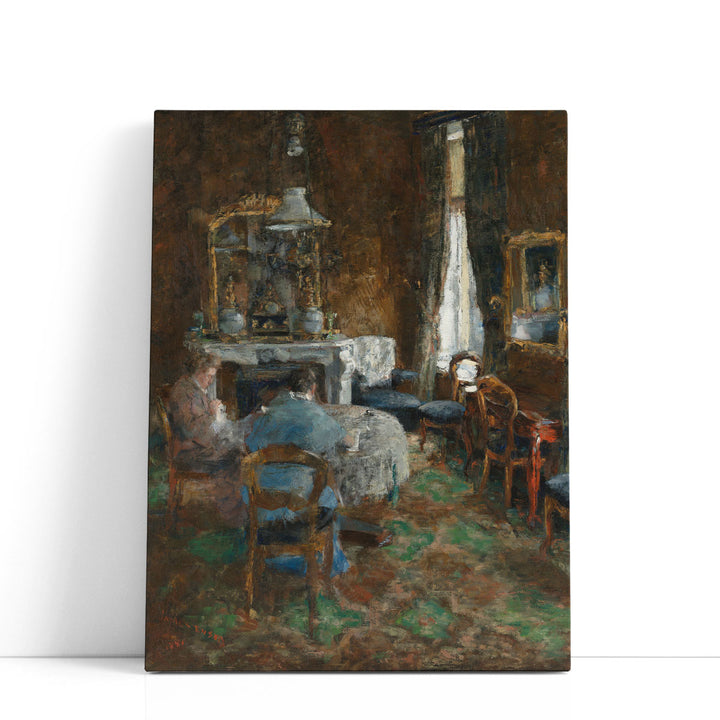 The Bourgeois Salon, 1881 - Canvas Print Wall Art