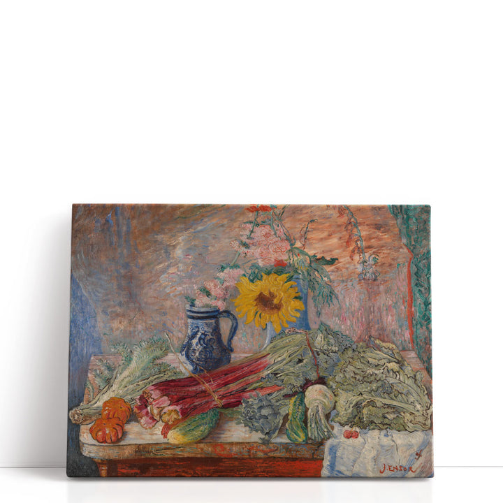 Flowers and Vegetables, 1896 - Canvas Print Wall Art