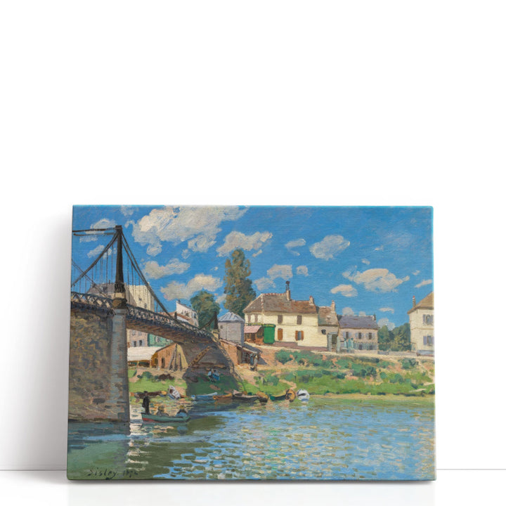 The Bridge at Villeneuve la Garenne - Canvas Print Wall Art