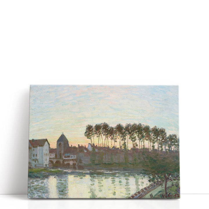 Sunset at Moret, 1877 - Canvas Print Wall Art