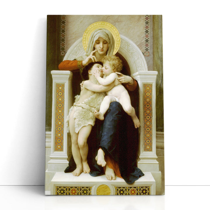 Madonna with child and John the Baptist, 1875 - Canvas Print Wall Art