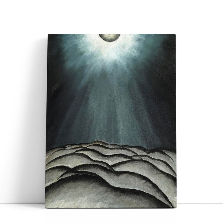 Moon and Sea No. II - Canvas Print Wall Art