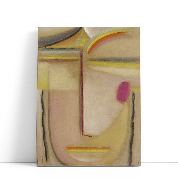Abstract Head, Gold and Pink, 1931 - Canvas Print Wall Art