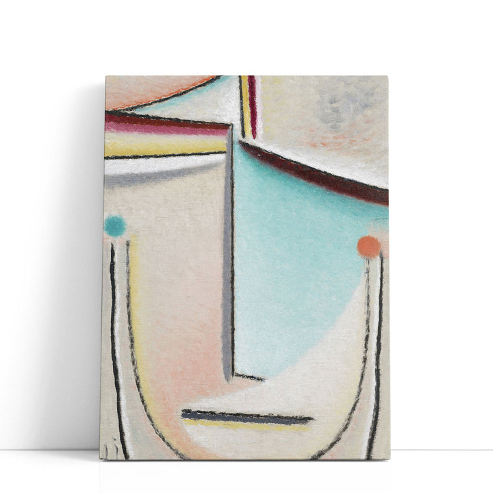 Abstract Head, Pink and Light Blue, 1929 - Canvas Print Wall Art