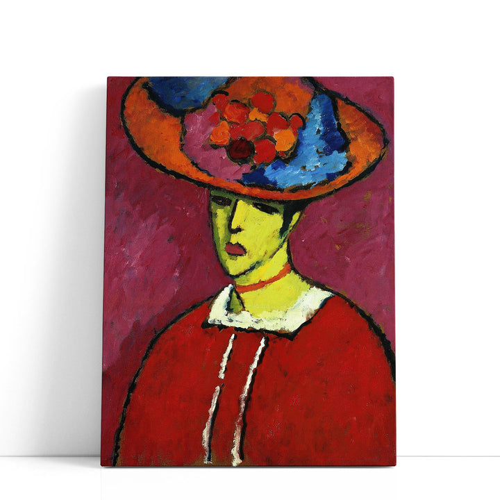 Schokko with Wide Brimmed Hat, 1910 - Canvas Print Wall Art