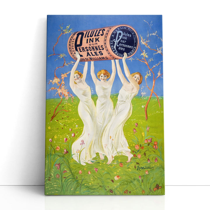 Pink Pills for Pale People, 1910 - Canvas Print Wall Art
