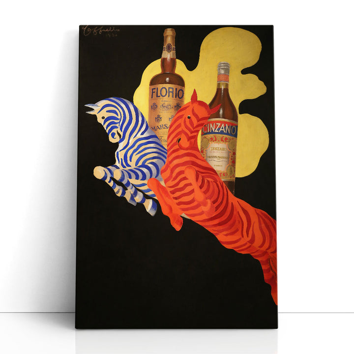 Poster Per Florio Cinzano, 1930 - Canvas Print Wall Art