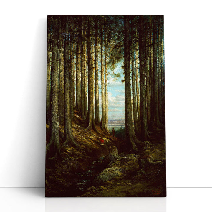 Alpine Scene - Canvas Print Wall Art