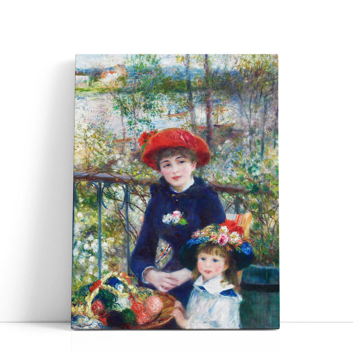 Two Sisters, On the Terrace, 1881 - Canvas Print Wall Art