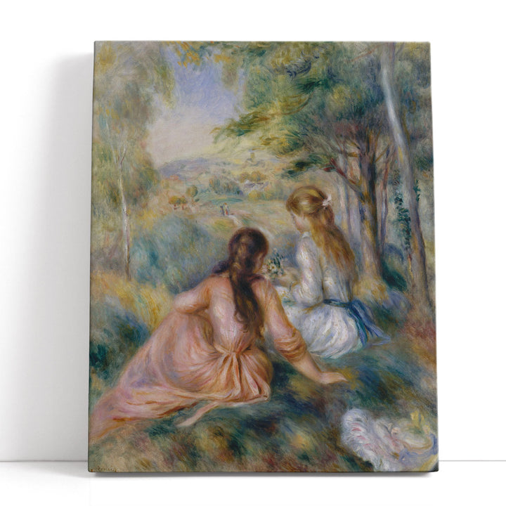 In the Meadow Pierre Auguste Renoir - Canvas Print Wall Art