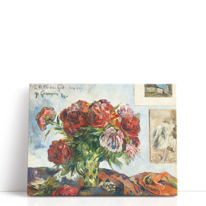 Still Life with Peonies, 1884 - Canvas Print Wall Art