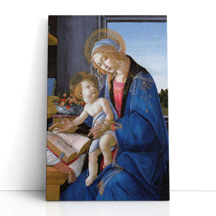 The Virgin and Child, The Madonna of the Book, 1480 - Canvas Print Wall Art