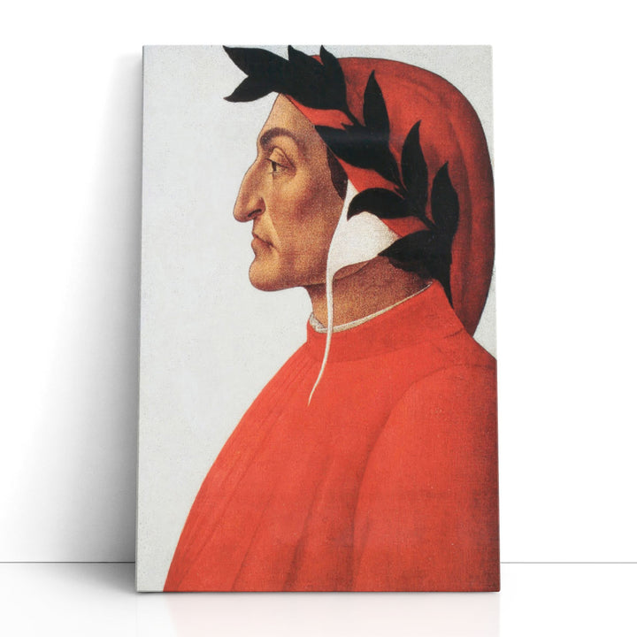 Dante Alighieri's Portrait - Canvas Print Wall Art