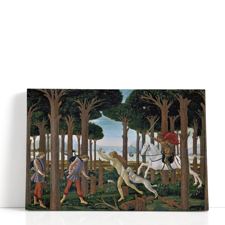 The Story of Nastagio Degli Onesti - Canvas Print Wall Art