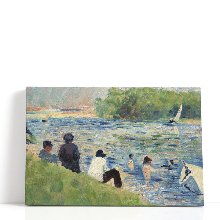 Study for Bathers at Asnieres - Canvas Print Wall Art