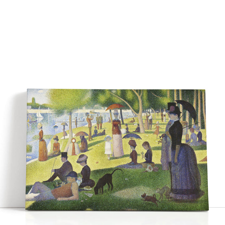 A Sunday on La Grande Jatte - Canvas Print Wall Art