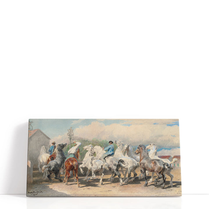 Return from the Horse Fair, 1873 - Canvas Print Wall Art