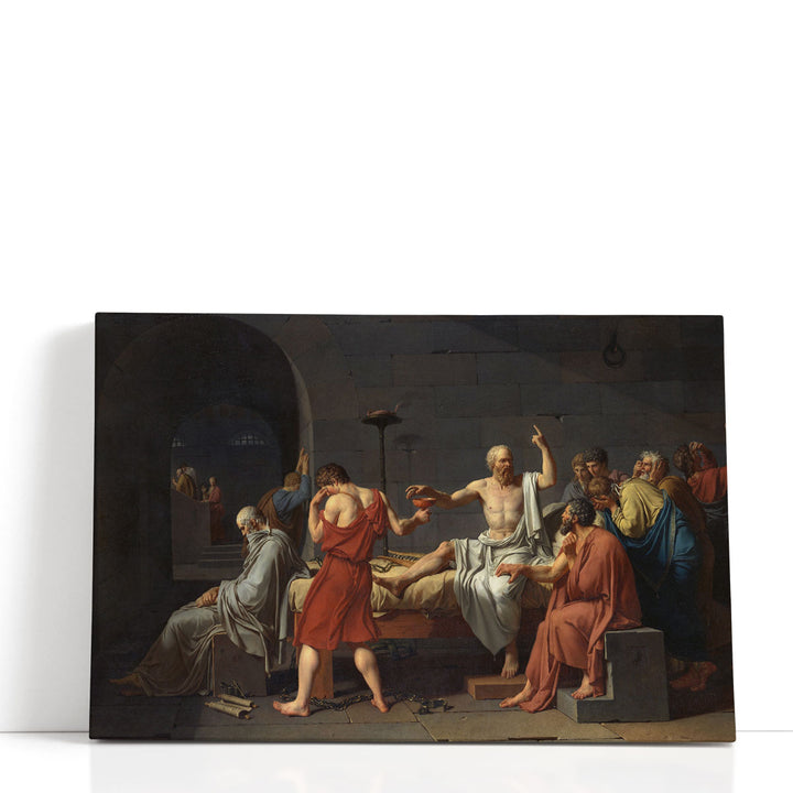 The Death of Socrates, 1787 - Canvas Print Wall Art