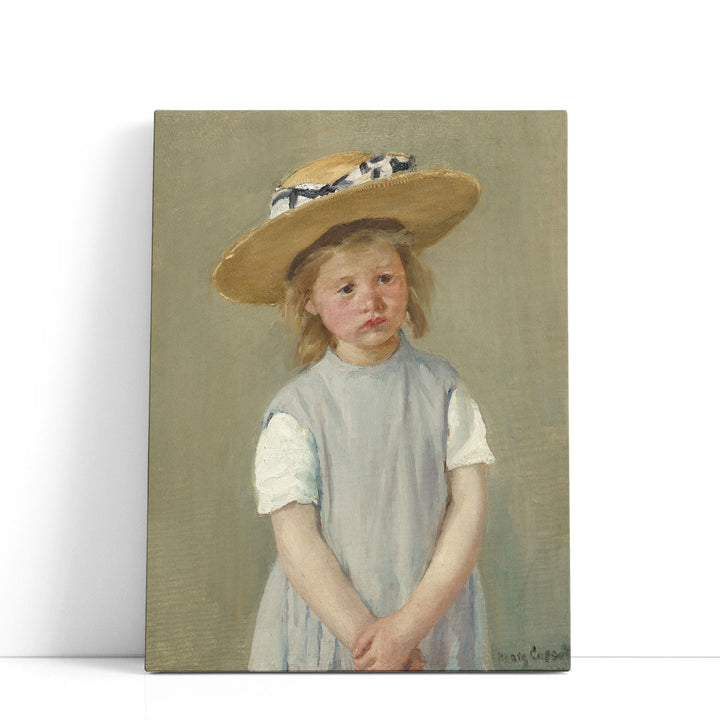 Child in a Straw Hat, 1886 - Canvas Print Wall Art