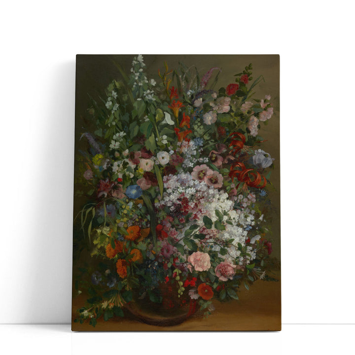 Bouquet of Flowers in a Vase, 1862 - Canvas Print Wall Art