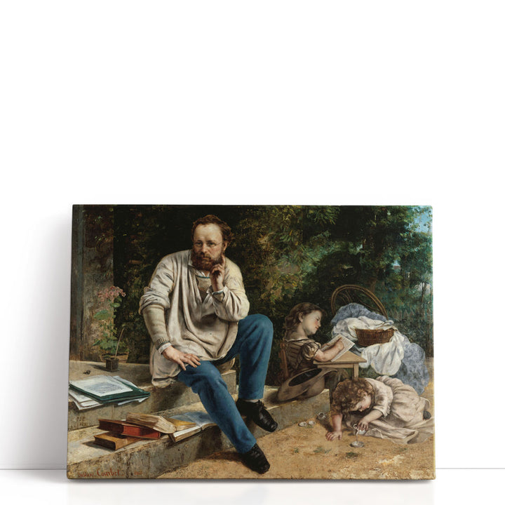 Proudhon and His Children - Canvas Print Wall Art